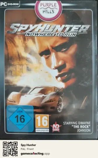 Spy Hunter Computer, PAL box front