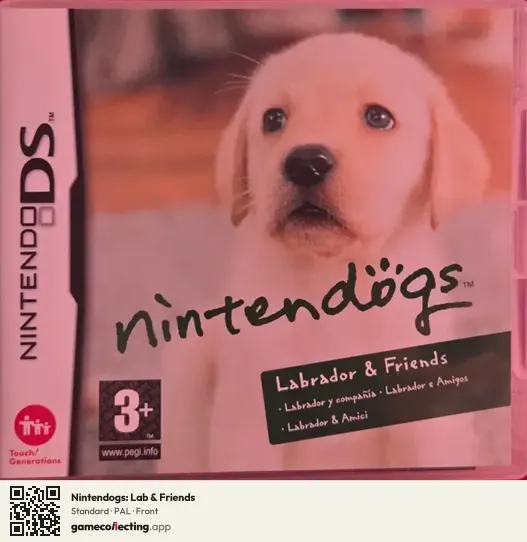 Nintendogs: Lab & Friends Nintendo DS, PAL box front