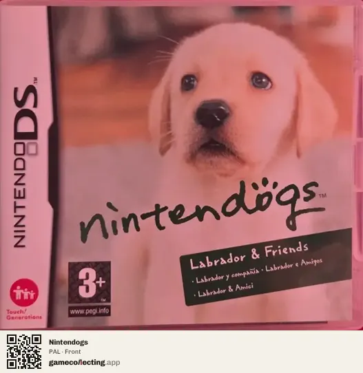 Nintendogs Nintendo DS, PAL box front
