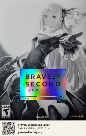 Bravely Second: End Layer Nintendo 3DS, NTSC box front
