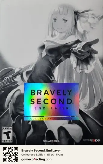 Bravely Second: End Layer Nintendo 3DS, NTSC box front
