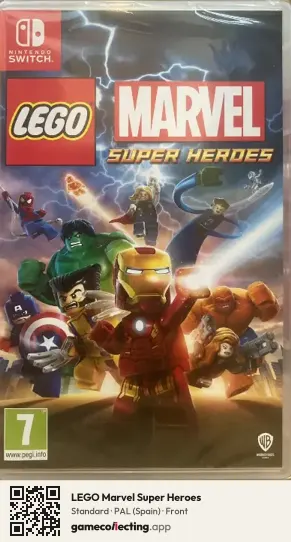LEGO Marvel Super Heroes Nintendo Switch, Spain box front