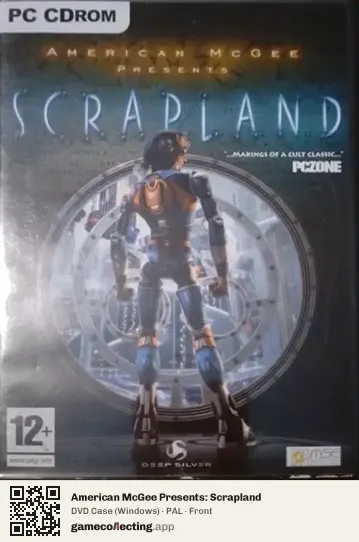 American McGee Presents: Scrapland Computer, PAL box front