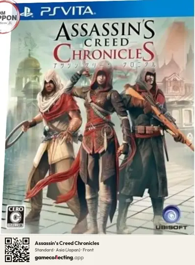 Assassin's Creed Chronicles PlayStation Vita, Asia box front