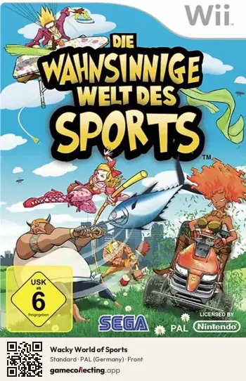 Wacky World of Sports Nintendo Wii, Germany box front