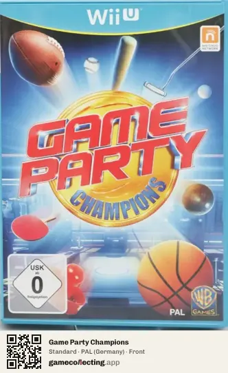 Game Party Champions Nintendo Wii U, Germany box front