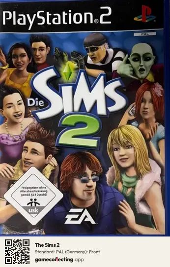 The Sims 2 PlayStation 2, Germany box front