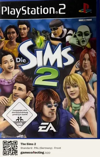 The Sims 2 PlayStation 2, Germany box front