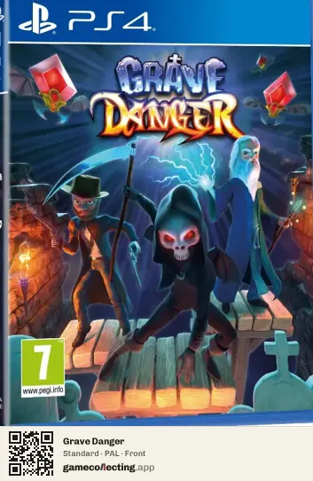 Grave Danger PlayStation 4, PAL box front