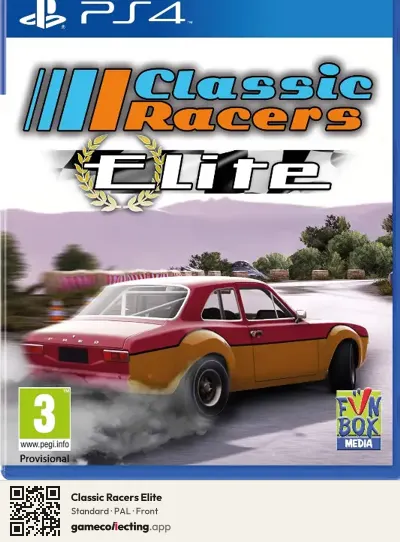 Classic Racers Elite PlayStation 4, PAL box front