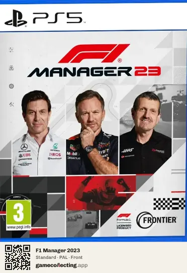 F1 Manager 2023 PlayStation 5, PAL box front