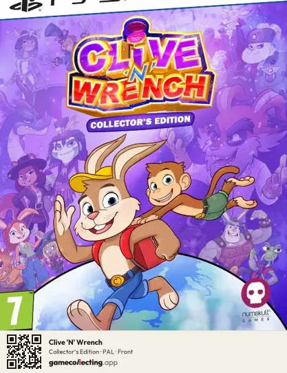 Clive 'N' Wrench PlayStation 5, PAL box front