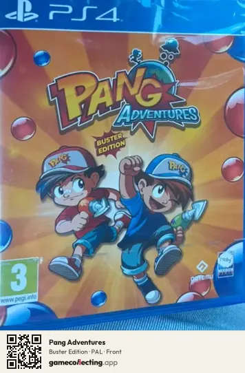 Pang Adventures PlayStation 4, PAL box front