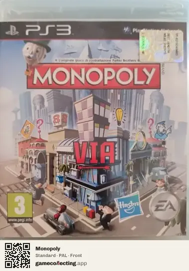 Monopoly PlayStation 3, PAL box front