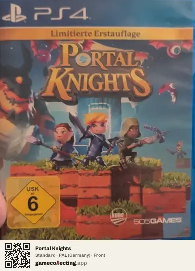 Portal Knights PlayStation 4, Germany box front