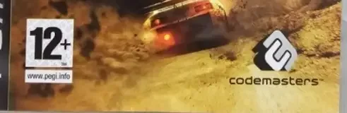 Dirt, the PEGI square on its front