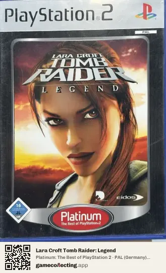Lara Croft Tomb Raider: Legend PlayStation 2, Germany box front