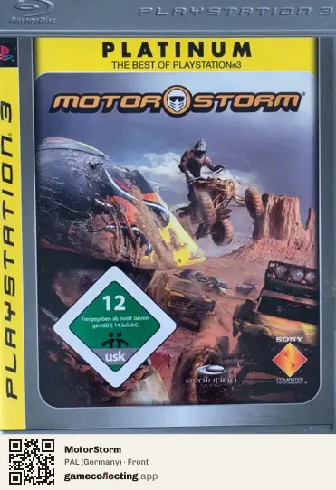 MotorStorm PlayStation 3, Germany box front