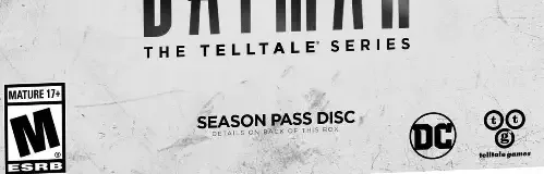 Batman: The Telltale Series, the ESRB box on its front
