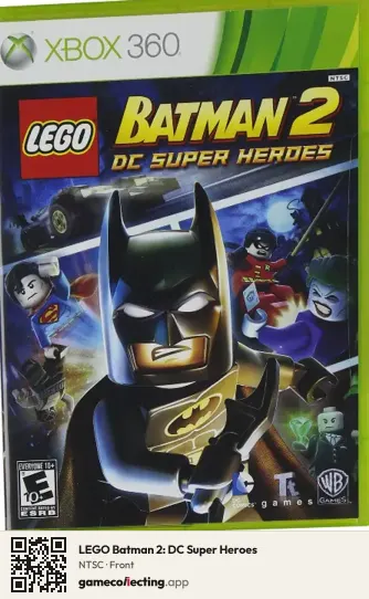 LEGO Batman 2: DC Super Heroes Xbox 360, NTSC box front