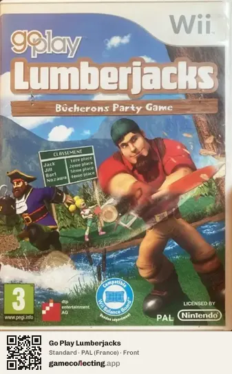 Go Play Lumberjacks Nintendo Wii, France box front
