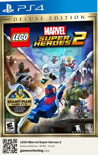 LEGO Marvel Super Heroes 2 PlayStation 4, NTSC box front