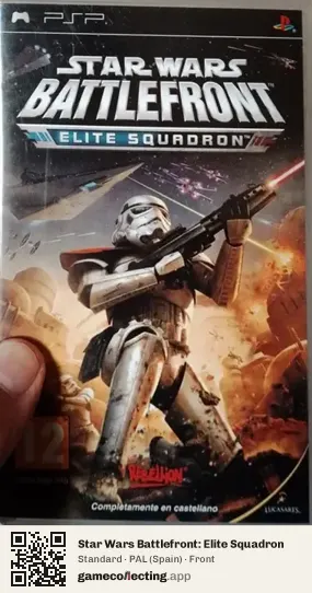 Star Wars Battlefront: Elite Squadron PlayStation Portable, Spain box front
