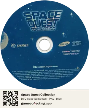 Space Quest Collection Computer, PAL disc