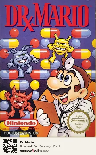 Dr. Mario Nintendo Entertainment System, Germany box front