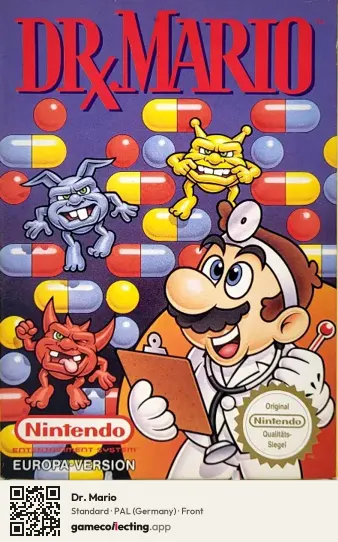 Dr. Mario Nintendo Entertainment System, Germany box front