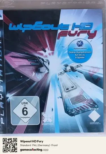 Wipeout HD Fury PlayStation 3, Germany box front