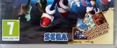 Sonic Forces, the PEGI square on its front