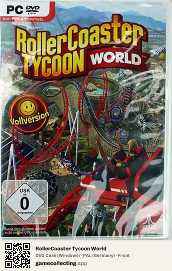 RollerCoaster Tycoon World Computer, Germany box front