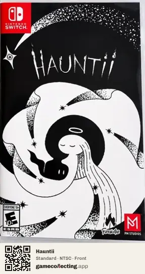 Hauntii Nintendo Switch, NTSC box front