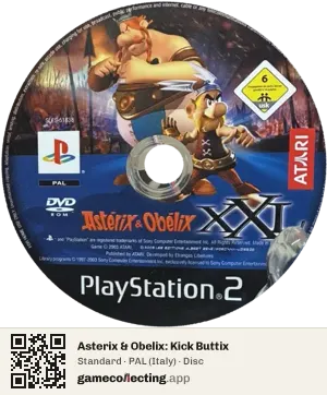 Asterix & Obelix: Kick Buttix PlayStation 2, PAL disc