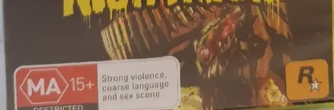 Red Dead Redemption: Undead Nightmare, the Australian classification mark on its front