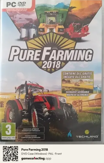 Pure Farming 2018 Computer, PAL box front