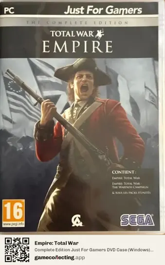 Empire: Total War Computer, PAL box front