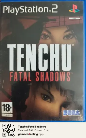 Tenchu: Fatal Shadows PlayStation 2, France box front