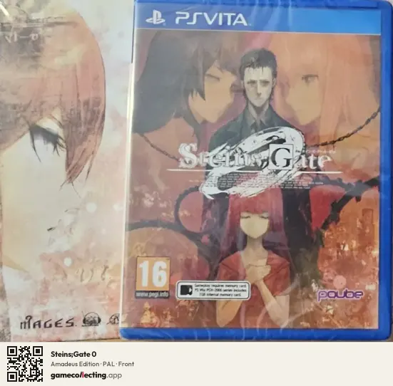 Steins;Gate 0 PlayStation Vita, PAL box front