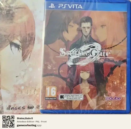 Steins;Gate 0 PlayStation Vita, PAL box front