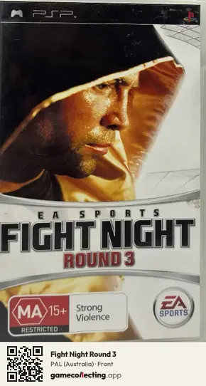 Fight Night Round 3 PlayStation Portable, Australia box front