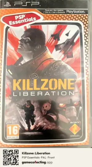 Killzone: Liberation PlayStation Portable, PAL box front