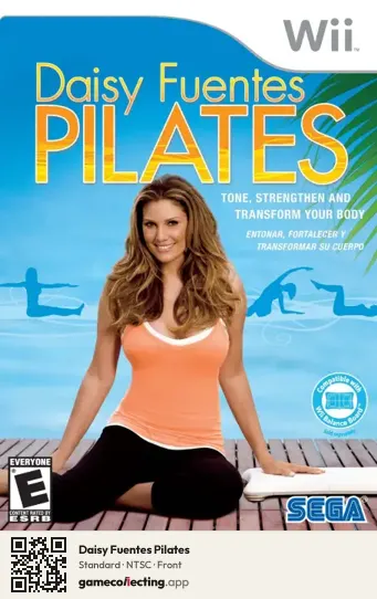 Daisy Fuentes Pilates Nintendo Wii, NTSC box front