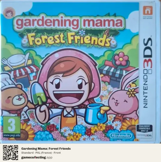 Gardening Mama: Forest Friends Nintendo 3DS, France box front