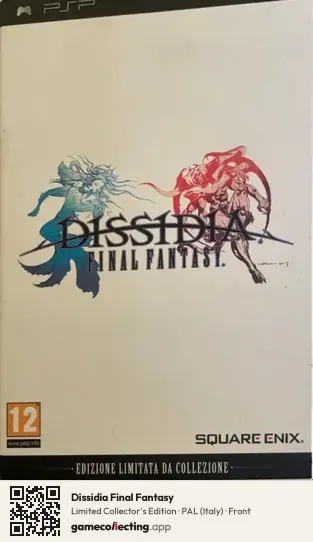 Dissidia Final Fantasy PlayStation Portable, Italy box front