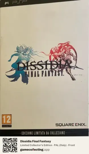 Dissidia Final Fantasy PlayStation Portable, Italy box front