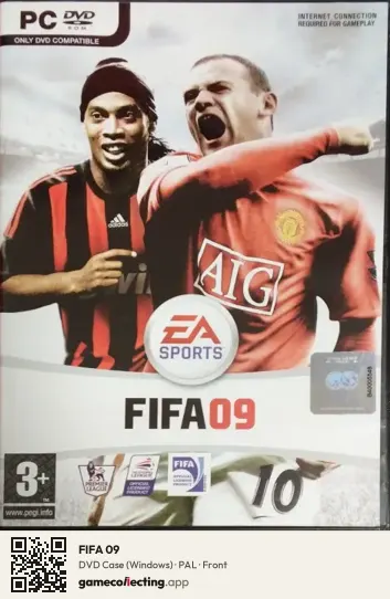 FIFA 09 Computer, PAL box front