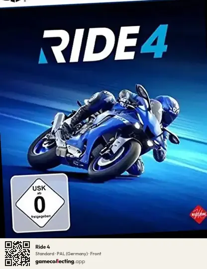 Ride 4 PlayStation 5, Germany box front