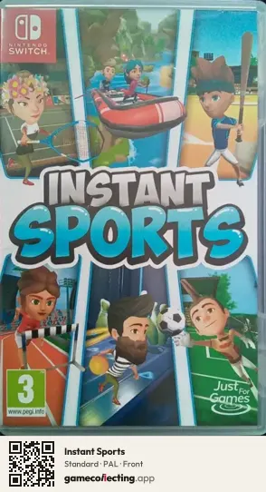 Instant Sports Nintendo Switch, PAL box front
